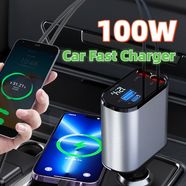 Fast 100W Car Charger